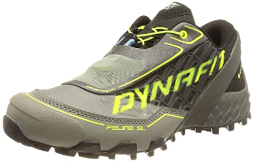 DYNAFIT M Feline Sl Gore-tex Colorblock, Herren Gore-Tex Hiking- und Approachschuh, Größe EU 45 - Farbe Black - Neon Ye von DYNAFIT