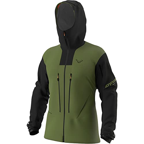 DYNAFIT M Free Gore-Tex Jacket Colorblock-Grün-Schwarz, Herren Gore-Tex Jacke, Größe M - Farbe Winter Moss von DYNAFIT