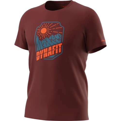 DYNAFIT Herren Graphic CO T-Shirt, syrah-badge-1572, L von DYNAFIT