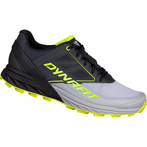 DYNAFIT M Alpine Colorblock-Schwarz-Weiß - Dämpfender Leichter Herren Trailrunning Schuh, Größe EU 45 - Farbe Alloy - Bl von DYNAFIT