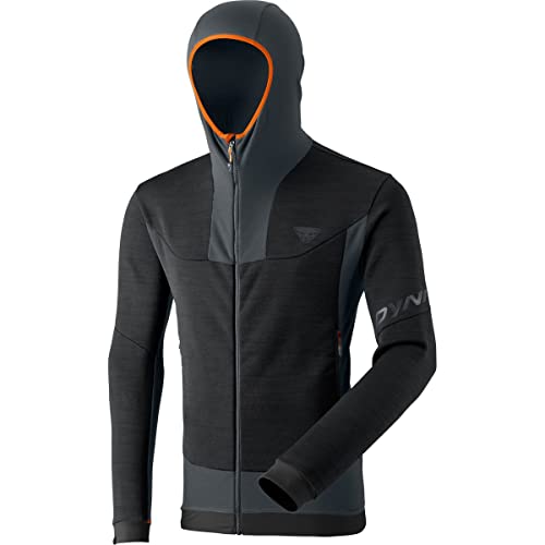 DYNAFIT M Ft Pro Polartec Hood Jacket Schwarz - Polartec Warme atmungsaktive Herren Midlayer, Größe M - Farbe Black Out von DYNAFIT