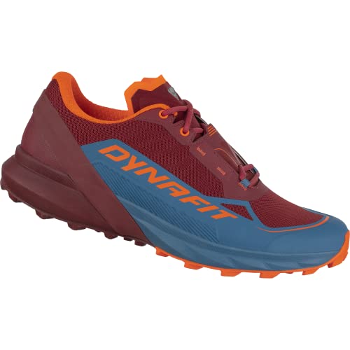 DYNAFIT M Ultra 50 Colorblock-Blau-Rot - Bequemer technischer Herren Trailrunningschuh, Größe EU 42.5 - Farbe Mallard Bl von DYNAFIT