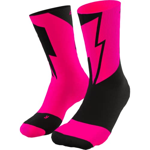 DYNAFIT No Pain No Gain Socken, pink glo Black out-6072, EU 35-38 von DYNAFIT