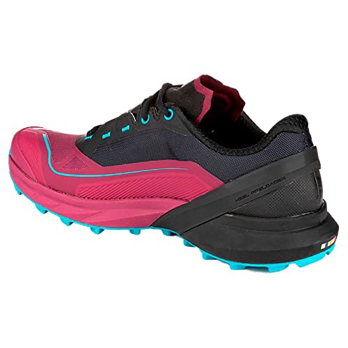 DYNAFIT W Ultra 50 GTX Colorblock - Gore-Tex Wasserdichter gedämpfter Damen Laufschuh, Größe EU 38.5 - Farbe Black Out von DYNAFIT