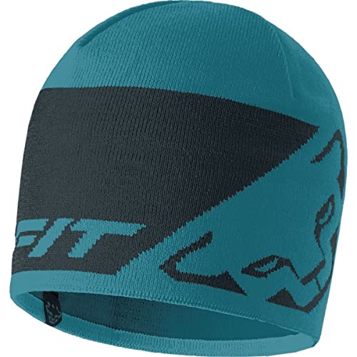 Dynafit Unisex Leopard Logo Beanie, Storm Blue/3010, Einheitsgröße von DYNAFIT