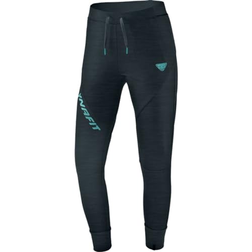 DYNAFIT W 24/7 Track Pants Blau - Bequeme sportliche Damen Drirelease Baumwoll Jogginghose, Größe 38 - Farbe Blueberry von DYNAFIT