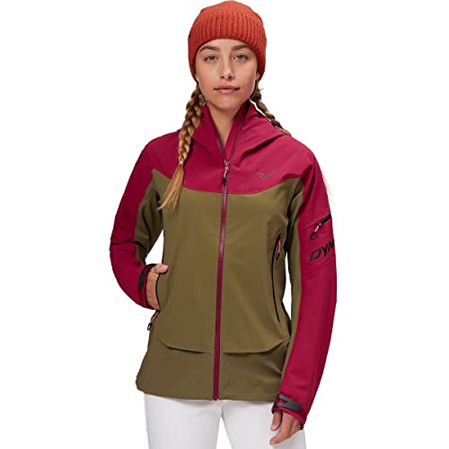 DYNAFIT W Beast Hybrid Jacket Colorblock - Wasserabweisende atmungsaktive Damen Dynashell Tourenjacke, Größe 34 - Farbe von DYNAFIT