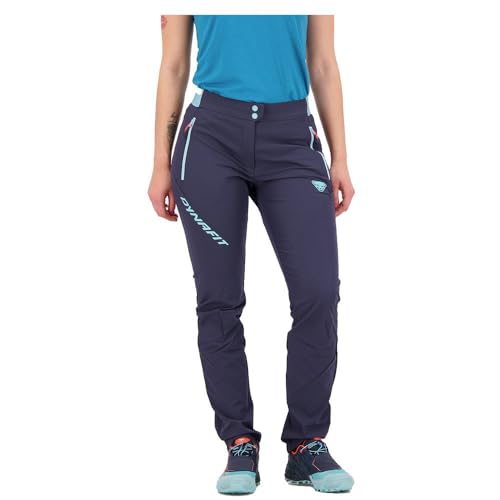 Dynafit W Transalper 2 Light Dynastretch Pants Blau - Schnelltrocknende robuste Damen Wanderhose, Größe XS - Farbe Blueb von DYNAFIT