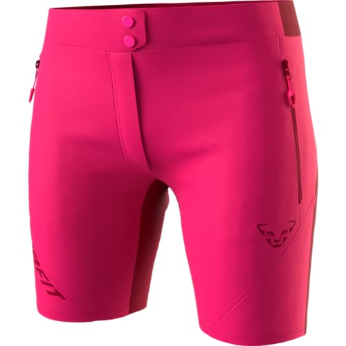 DYNAFIT W Transalper 2 Light Dynastretch Shorts Pink - Schnelltrocknende robuste Damen Wandershorts, Größe L - Farbe Fla von DYNAFIT
