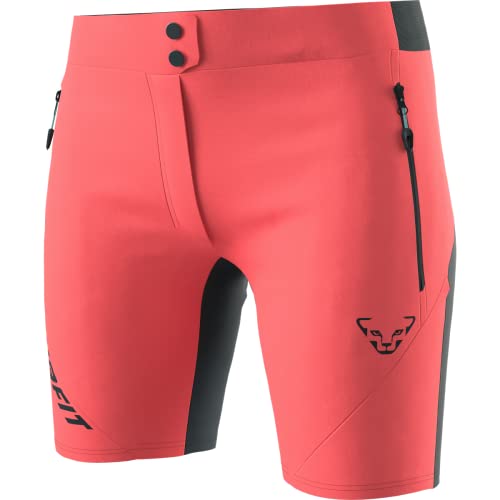 DYNAFIT W Transalper 2 Light Dynastretch Shorts Rot - Schnelltrocknende robuste Damen Wandershorts, Größe L - Farbe Hot von DYNAFIT