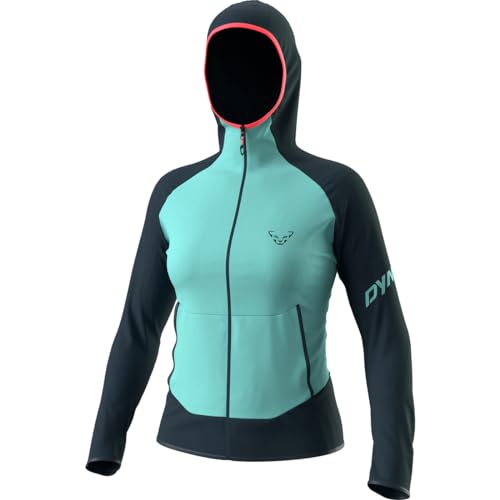 Dynafit W Transalper Light Polartec Hoody Colorblock-Blau - Polartec Leichter atmungsaktiver Damen Polartec Midlayer, von DYNAFIT