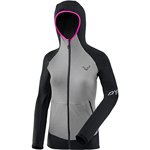 DYNAFIT W Transalper Light Polartec Hoody Colorblock - Polartec Leichter atmungsaktiver Damen Polartec Midlayer, Größe von DYNAFIT