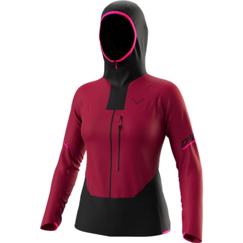 DYNAFIT W Traverse Dynastretch Jacket Colorblock - Minimalistische wasserabweisende Damen Dynastretch Jacke, Größe L - F von DYNAFIT