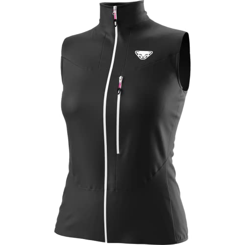 DYNAFIT W Traverse Dynastretch Vest Schwarz - Windabweisende atmungsaktive Damen Dynastretch Weste, Größe M - Farbe Blac von DYNAFIT