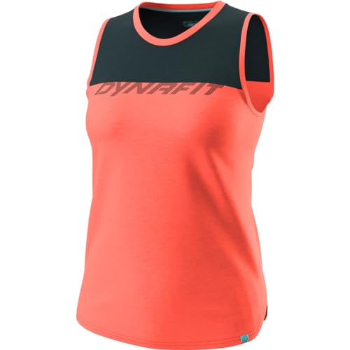 Dynafit Damen 24/7 Drirelease Tank W Tshirt, Hot Coral Melange/3010, M von DYNAFIT