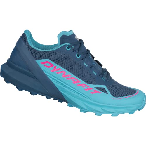 DYNAFIT Damen Ultra 50 Laufschuhe Trailschuh Silvretta/Petrol - Dunkelblau 38 von DYNAFIT