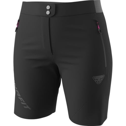 Dynafit W Transalper 2 Light Dynastretch Shorts Schwarz - Schnelltrocknende robuste Damen Wandershorts, Größe L - Farbe von DYNAFIT