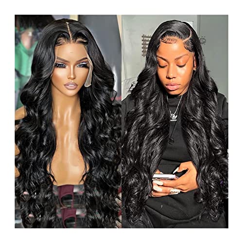 Human Haar Wigs Perücke 8-34" Körperwelle Spitze Front Perücken Echthaar Perücken Vorzupft 150% Dichte Remy Spitze Perücke für Haar für schwarze Frauen Lange Perücken von DYPASA