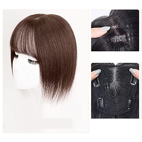 Human Hair Wigs Perücke Perücke Echthaar zur Abdeckung graues Haar Dünner Patch für Haar Echthaar Flauschig Erhöht das Haarvolumen Faux Pony Natürlich Parru von DYPASA