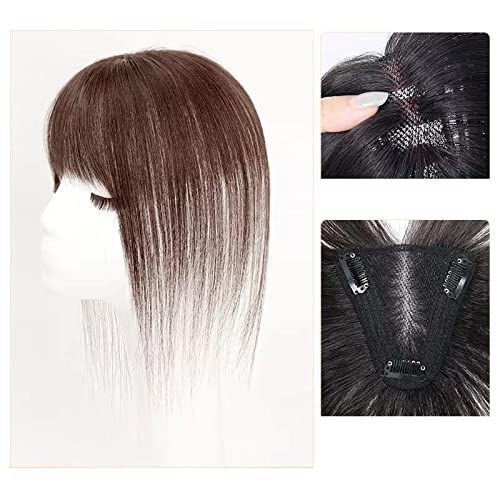 Human Hair Wigs Perücke Perücke Echthaar zur Abdeckung graues Haar Dünner Patch für Haar Echthaar Flauschig Erhöht das Haarvolumen Faux Pony Natürlich Parru von DYPASA