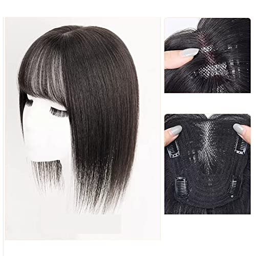 Human Hair Wigs Perücke Perücke Echthaar zur Abdeckung graues Haar Dünner Patch für Haar Echthaar Flauschig Erhöht das Haarvolumen Faux Pony Natürlich Parru von DYPASA