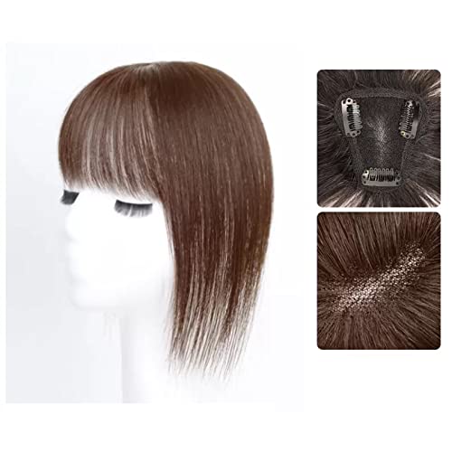 Human Hair Wigs Perücke für Mädchen, Aufnäher für den Kopf, weißes Haar, weiches und flauschiges Haar, zur Erhöhung der Haarvolumen, natürliche Lockige Perücke (Farbe: 08-(7-8)30 cm) von DYPASA