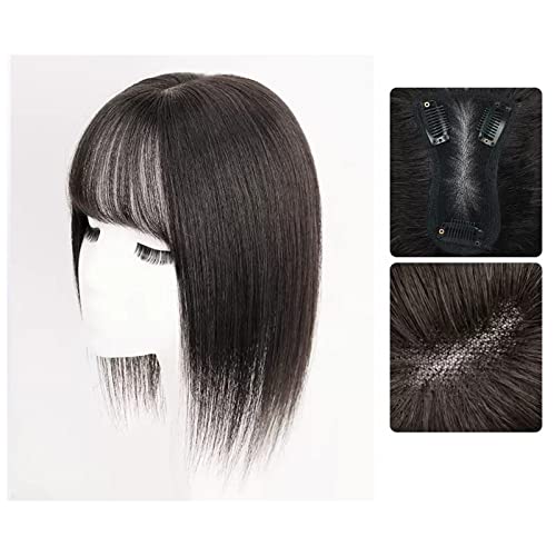 Human Hair Wigs Perücke für Mädchen, Aufnäher für den Kopf, weißes Haar, weiches und flauschiges Haar, zur Erhöhung der Haarvolumen, natürliche Lockige Perücke (Farbe: 15-(8-12)30C von DYPASA