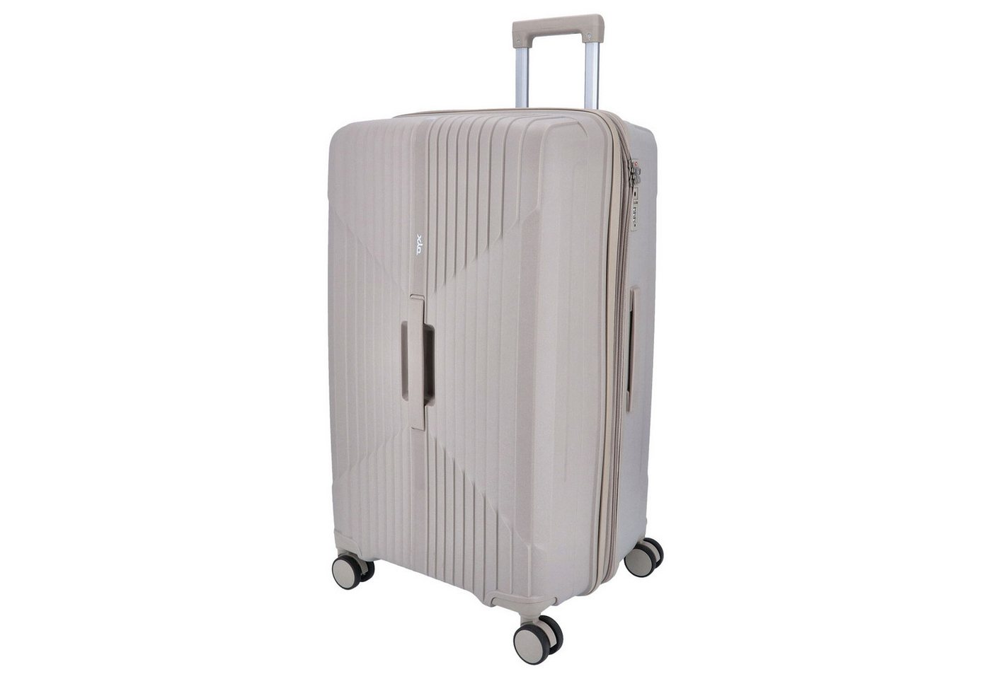 DYX Koffer DYX 4-Rad Trolley L 76 cm New York beige, 4 Rollen Rollen DYX Koffer DYX 4-Rad Trolley L 76 cm New York beige, 4 Rollen Rollen von DYX