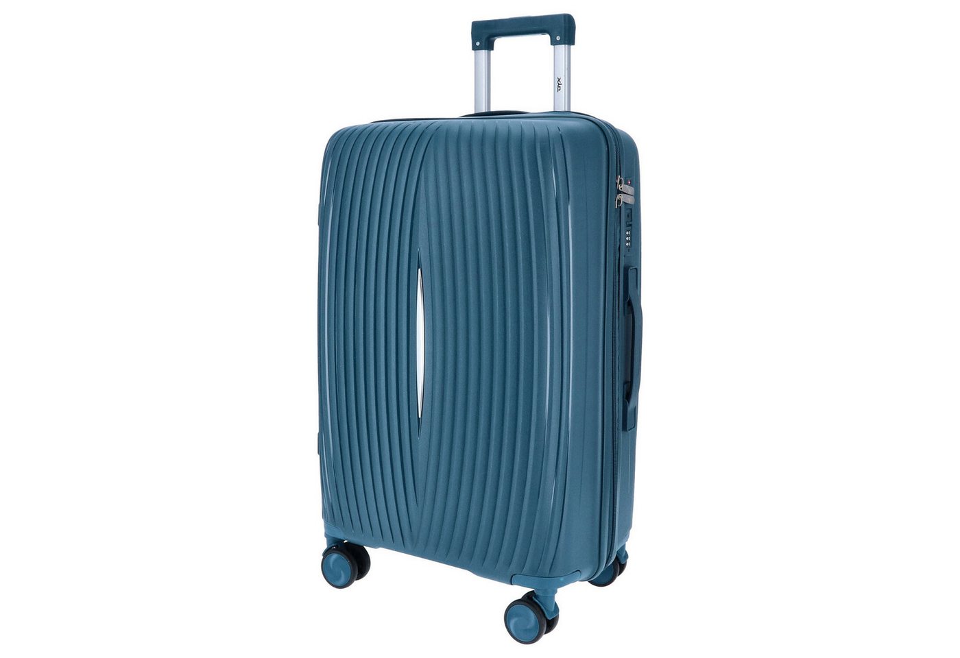 DYX Koffer DYX 4-Rad Trolley M 65 cm Verona petrol, 4 Rollen Rollen DYX Koffer DYX 4-Rad Trolley M 65 cm Verona petrol, 4 Rollen Rollen von DYX