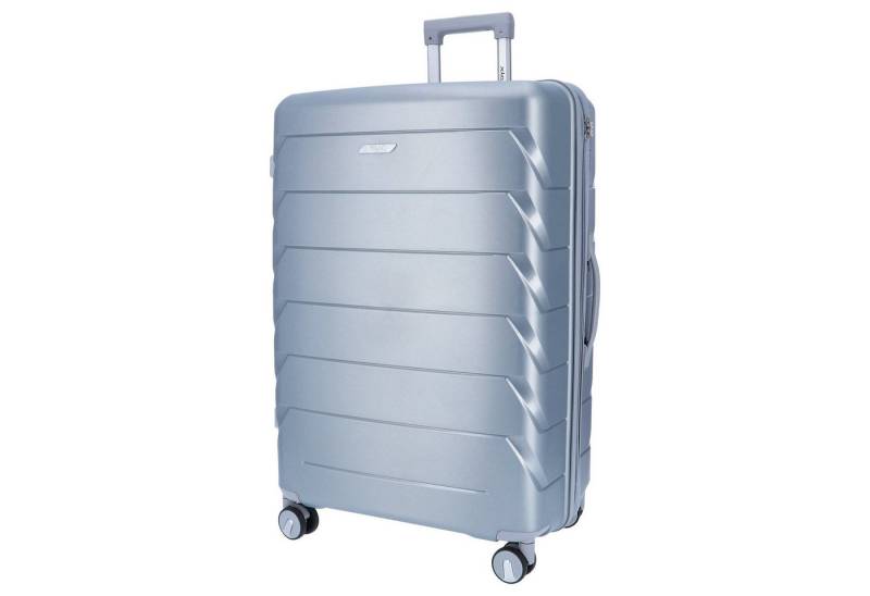DYX Koffer DYX 4 Rollen Trolley L 75 cm Washington silber, 4 Rollen Rollen DYX Koffer DYX 4 Rollen Trolley L 75 cm Washington silber, 4 Rollen Rollen von DYX
