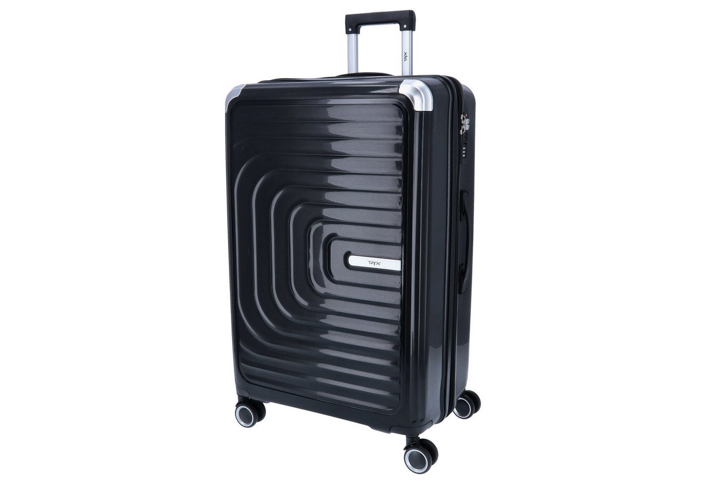 DYX Koffer DYX 4 Rollen Trolley L 76 cm Barcelona schwarz, 4 Rollen Rollen DYX Koffer DYX 4 Rollen Trolley L 76 cm Barcelona schwarz, 4 Rollen Rollen von DYX