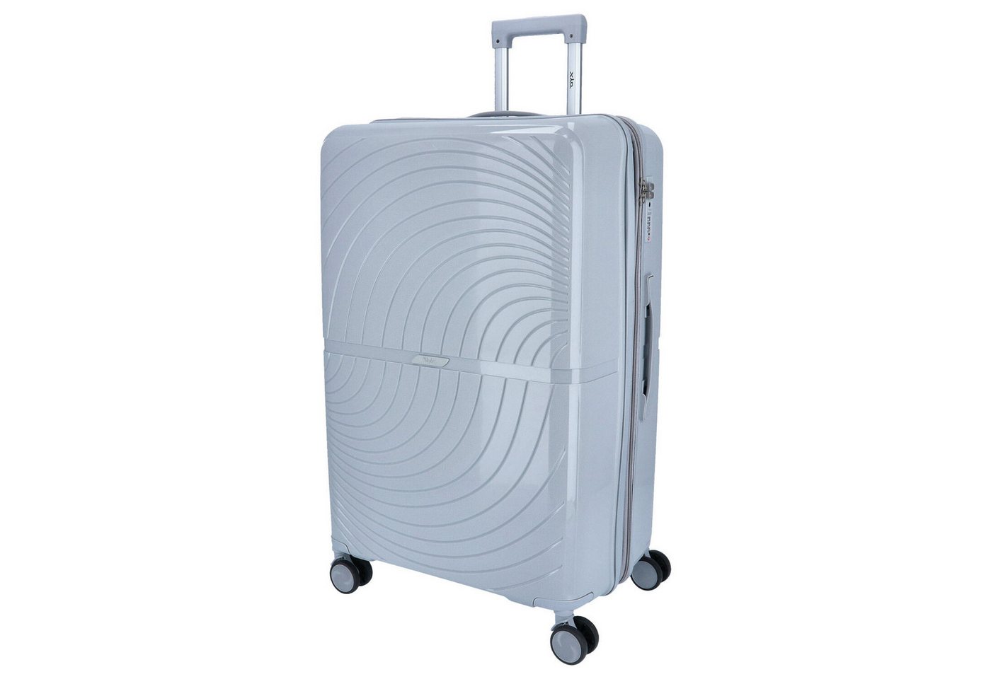 DYX Koffer DYX 4 Rollen Trolley L 76 cm Paris hellgrau, 4 Rollen Rollen DYX Koffer DYX 4 Rollen Trolley L 76 cm Paris hellgrau, 4 Rollen Rollen von DYX