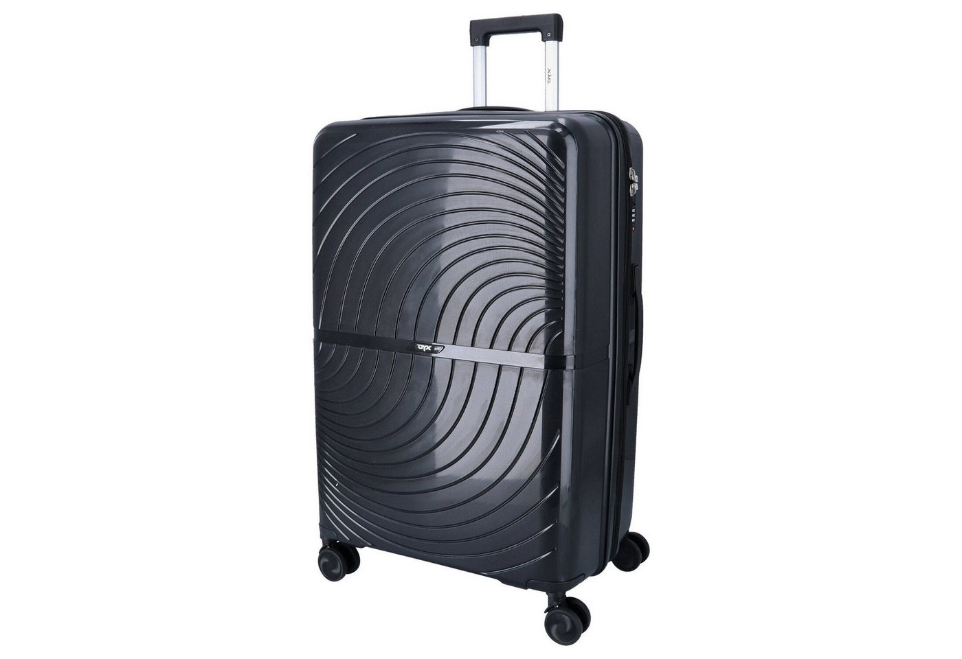DYX Koffer DYX 4 Rollen Trolley L 76 cm Paris schwarz, 4 Rollen Rollen DYX Koffer DYX 4 Rollen Trolley L 76 cm Paris schwarz, 4 Rollen Rollen von DYX