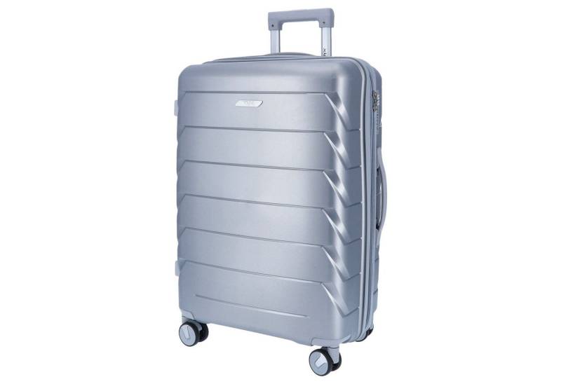 DYX Koffer DYX 4 Rollen Trolley M 65,5 cm Washington silber, 4 Rollen Rollen DYX Koffer DYX 4 Rollen Trolley M 65,5 cm Washington silber, 4 Rollen Rollen von DYX