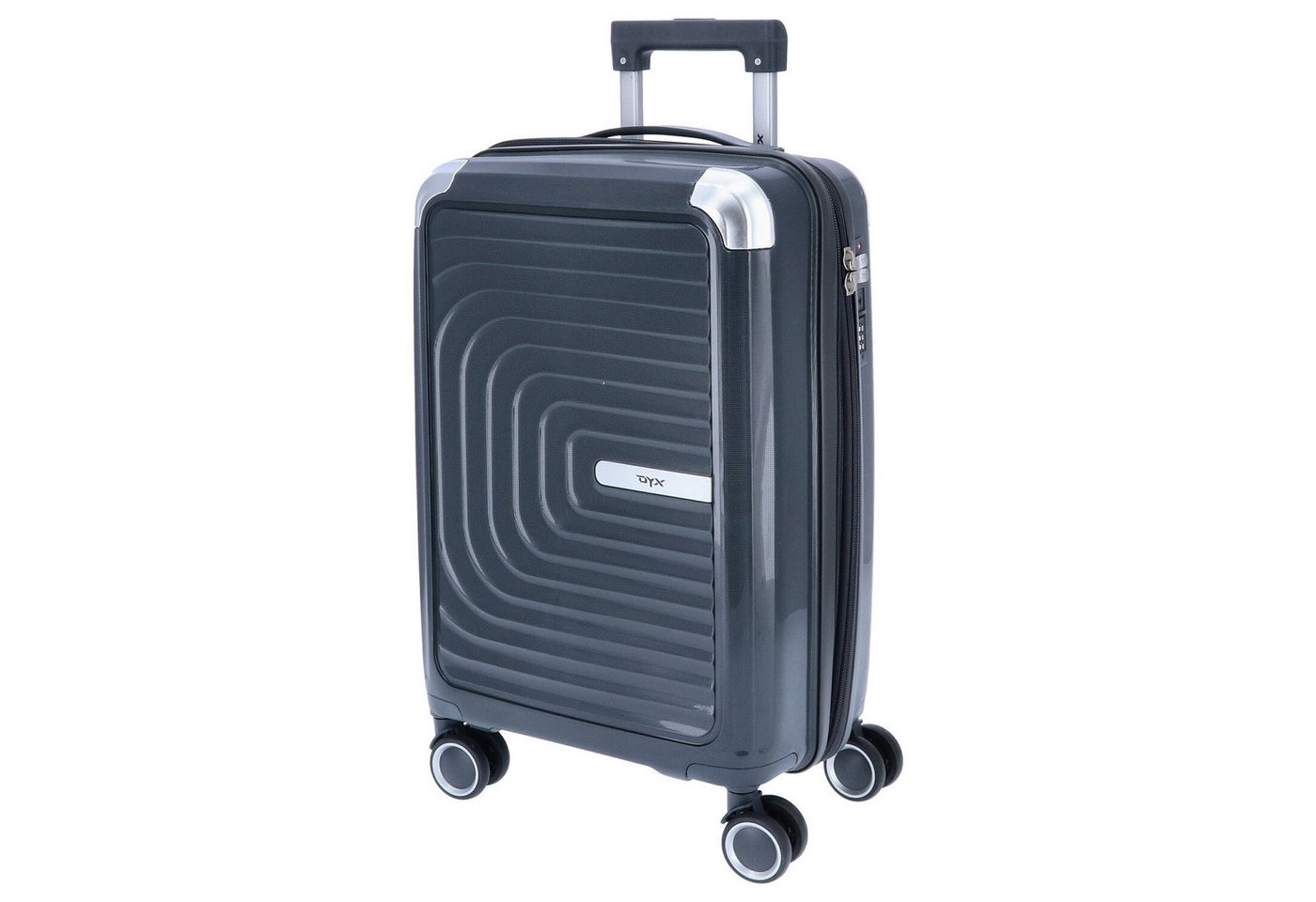 DYX Koffer DYX 4 Rollen Trolley S 56 cm Barcelona grau, 4 Rollen Rollen DYX Koffer DYX 4 Rollen Trolley S 56 cm Barcelona grau, 4 Rollen Rollen von DYX