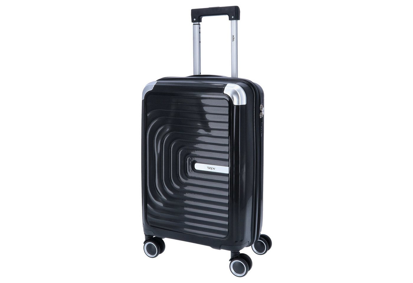 DYX Koffer DYX 4 Rollen Trolley S 56 cm Barcelona schwarz, 4 Rollen Rollen DYX Koffer DYX 4 Rollen Trolley S 56 cm Barcelona schwarz, 4 Rollen Rollen von DYX