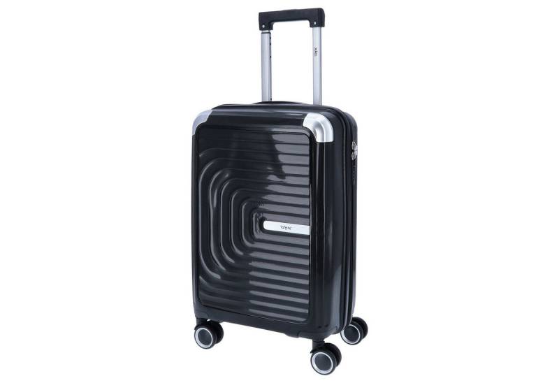 DYX Koffer DYX 4 Rollen Trolley S 56 cm Barcelona schwarz, 4 Rollen Rollen von DYX