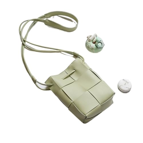 DYYEUAVT Damen Leder Umhängetasche Handtaschen Große Kapazität Umhängetaschen(Light green) von DYYEUAVT
