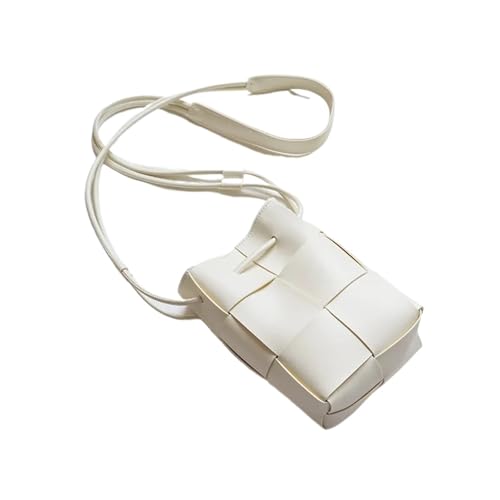DYYEUAVT Damen Leder Umhängetasche Handtaschen Große Kapazität Umhängetaschen(WHITE) von DYYEUAVT