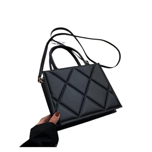 DYYEUAVT Leder Umhängetasche for Frauen Klappe Handtaschen Geldbörse Weibliche Einfache Einkaufstasche Kupplung(Type1) von DYYEUAVT