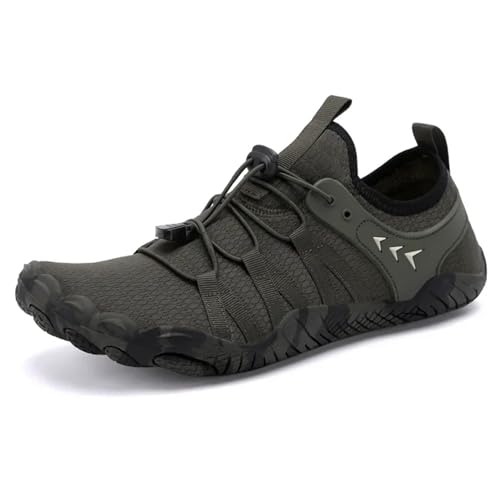 DYYEUAVT Sommer-Outdoor-Schuhe, Schnelltrocknende Schuhe, Strandschwimmen, Tauchsport, Wasserschuhe, Watschuhe(Green1,45) von DYYEUAVT