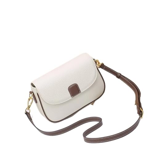 Leder Damentasche Umhängetasche Schlichte(Ivory) von DYYEUAVT