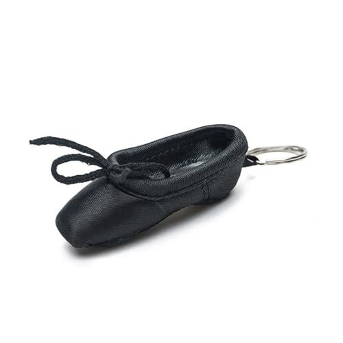 DZHCBNE Miniaturpunkte Schuhschlüsselkette Exquisiter Schlüsselring Für Ballettliebhaber Farbenfrohe Multifunktionale Autotaschen Schlüsselringe Ornamente von DZHCBNE