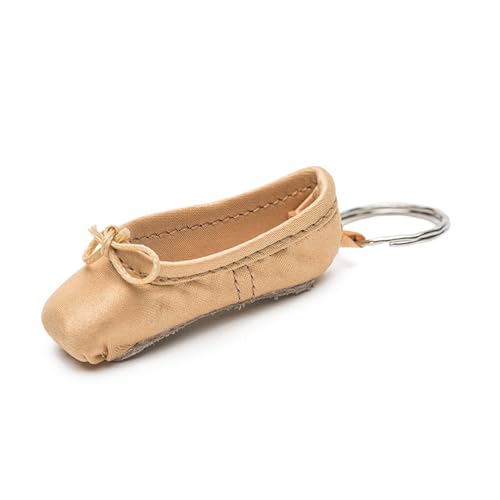 DZHCBNE Miniaturpunkte Schuhschlüsselkette Exquisiter Schlüsselring Für Ballettliebhaber Farbenfrohe Multifunktionale Autotaschen Schlüsselringe Ornamente von DZHCBNE