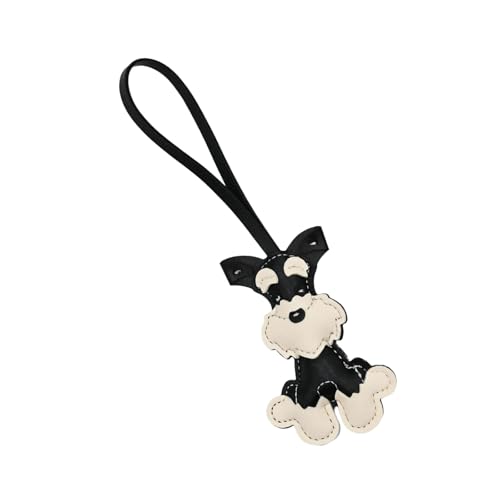 DZHCBNE Praktischer Robuster Schnauzer Hund Schlüsselbund Charme Anhänger Geeignetes Accessoire Für Hundebesitzer Und Trendige Trendsetters von DZHCBNE
