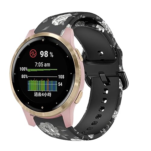 DZHTUS 18mm Silikon Armband Für Garmin Vivoactive 3S 4S Venu 2S/Active S/Garmin Rey Watch Armband Loop Band Handgelenk Straps Armband, 18mm For Venu 2S, Achat von DZHTUS