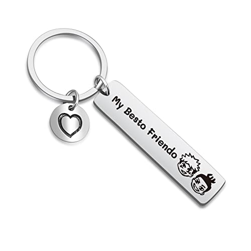 DZOSW Schlüsselanhänger für beste Freunde, Anime, Cosplay, Geburtstag, BFF, Bruder, Geschenk, Schlüsselanhänger für beste Freunde, Standard von DZOSW