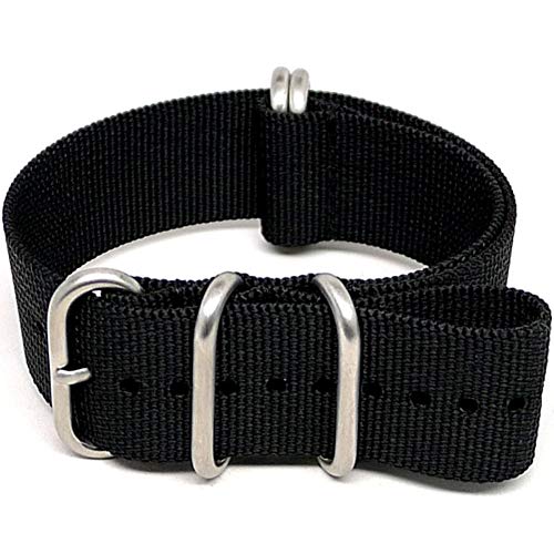 Da Luca nato-nyln-blk-mtte-24 – Nylon Gurt (24) von Da Luca
