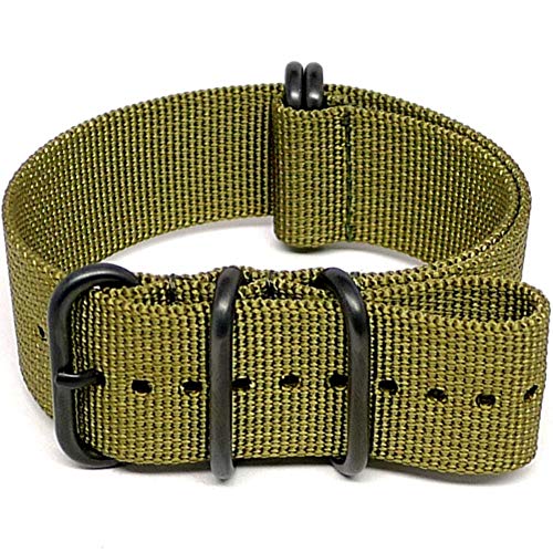 Da Luca nato-nyln-olv-pvd-26 – Nylon Gurt (26) von Da Luca
