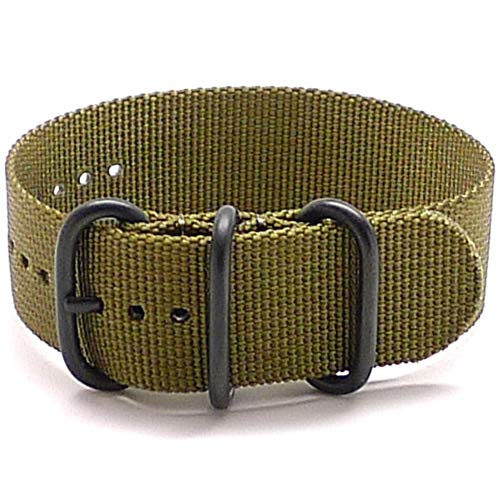Da Luca nato-one-nyln-olv-pvd-24 – Nylon Gurt (24) von Da Luca